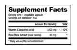 Vitamin-C 1000mg w rose hips 120 v-caps
