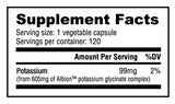 Potassium Complex 99mg 120 v-cap