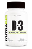 Vitamin D3 90-V caps 5000iu