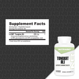 NutraBio Tongkat Ali LJ100 supplement facts - 200mg Eurycoma longifolia root extract per capsule