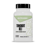 NutraBio Tongkat Ali LJ100 200mg bottle - 60 vegetable capsules of longjack extract