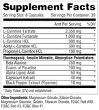 Carni-10 Supplement Facts - L-Carnitine Blend