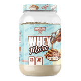 Axe & Sledge Whey More French Toast Sticks whey protein powder tub, 24g protein per serving