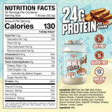 Supplement facts panel for Axe & Sledge Whey More French Toast Sticks protein powder