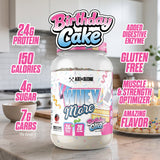 Whey More highlights: 24g protein, four protein blend, 2g Myovera, DigeSEB enzymes and prebiotic fiber