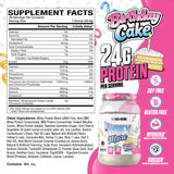 Whey More Birthday Cake nutrition label and ingredient list