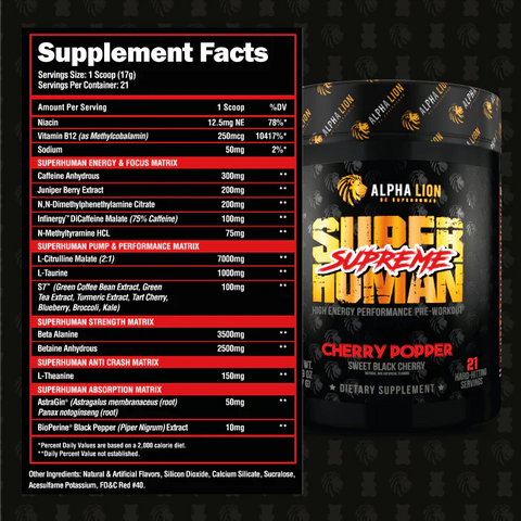 Alpha Lion | Super-Human Pump, Hulk Juice