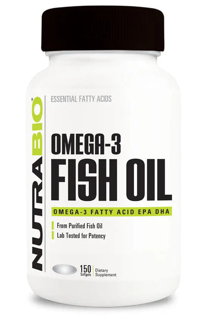Omega 3 Fish oil softgels 150 ct Nutrabio