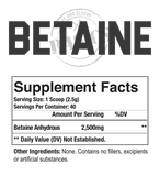 Betaine Anhydrous (basics)