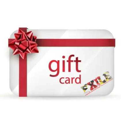 Exile Performance Nutrition Gift Card Exile Performance Nutrition