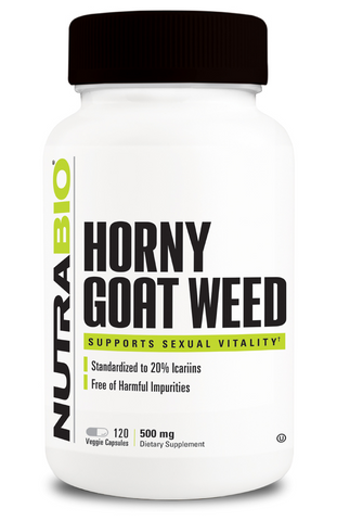 Horny Goat Weed (500mg) 120 Vegetable Capsules
